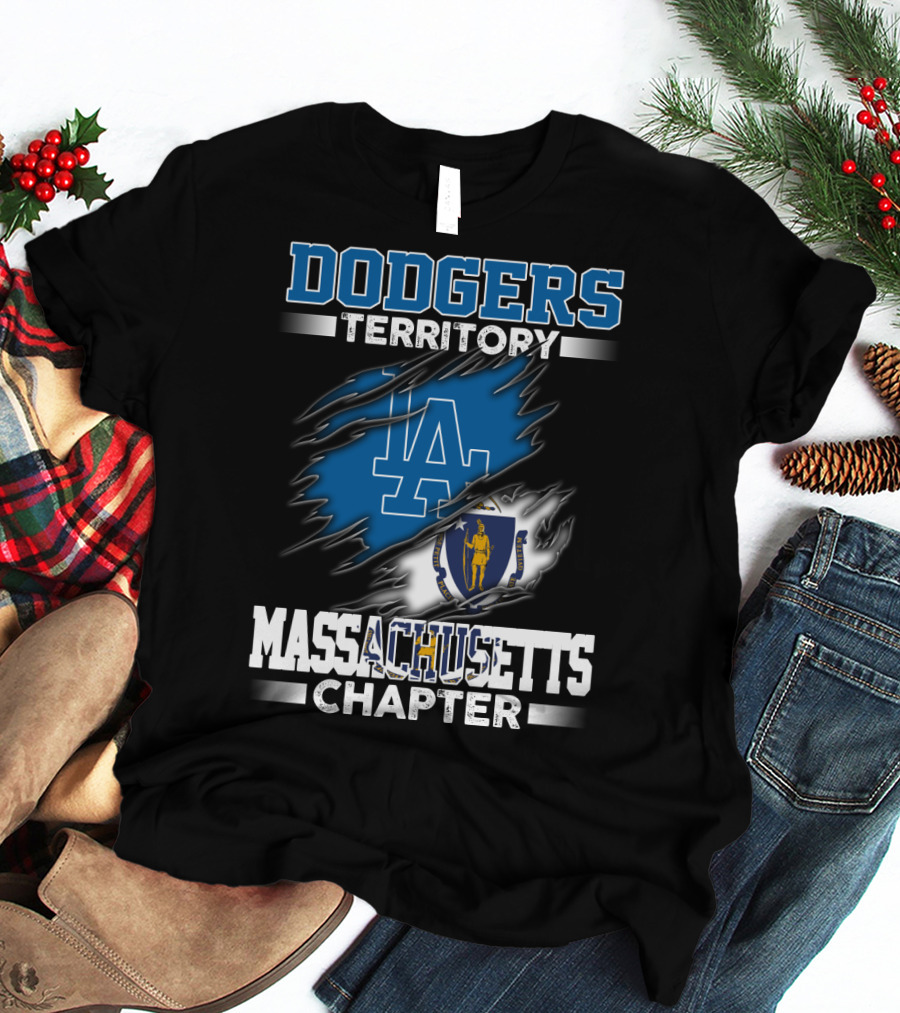 Massachusetts Chapter Dodgers Territory LA T-Shirt