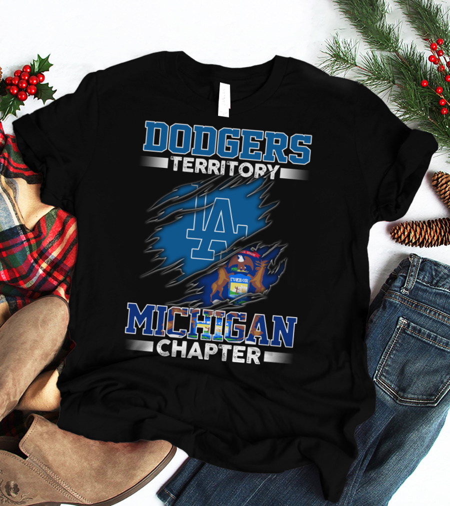 Dodgers Territory LA Michigan Chapter T-Shirt