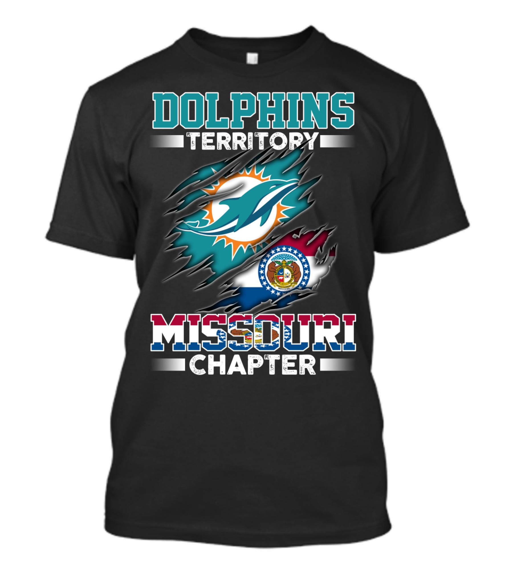 DOLPHINS TERRITORY MISSOURI CHAPTER T-Shirt