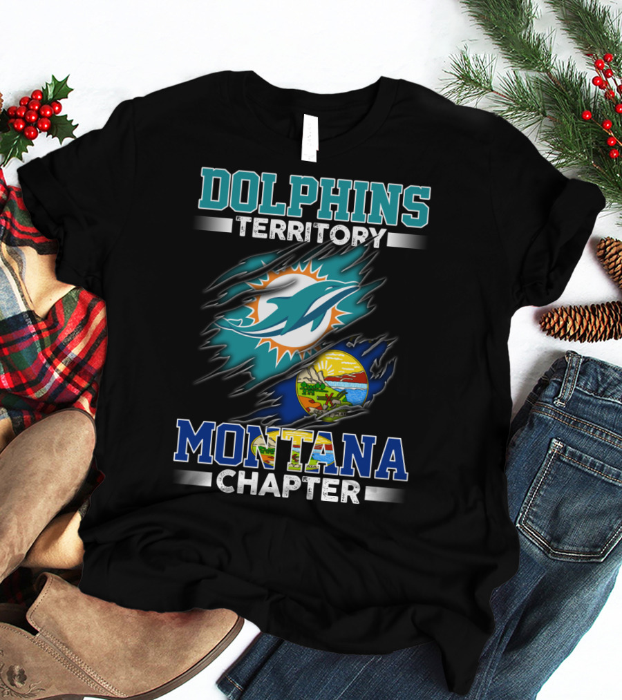 DOLPHINS TERRITORY MONTANA CHAPTER T-Shirt