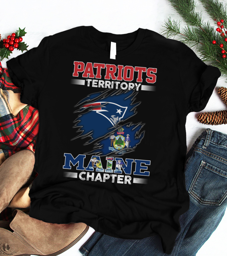 PATRIOTS TERRITORY MAINE CHAPTER Logo Maine T-Shirt