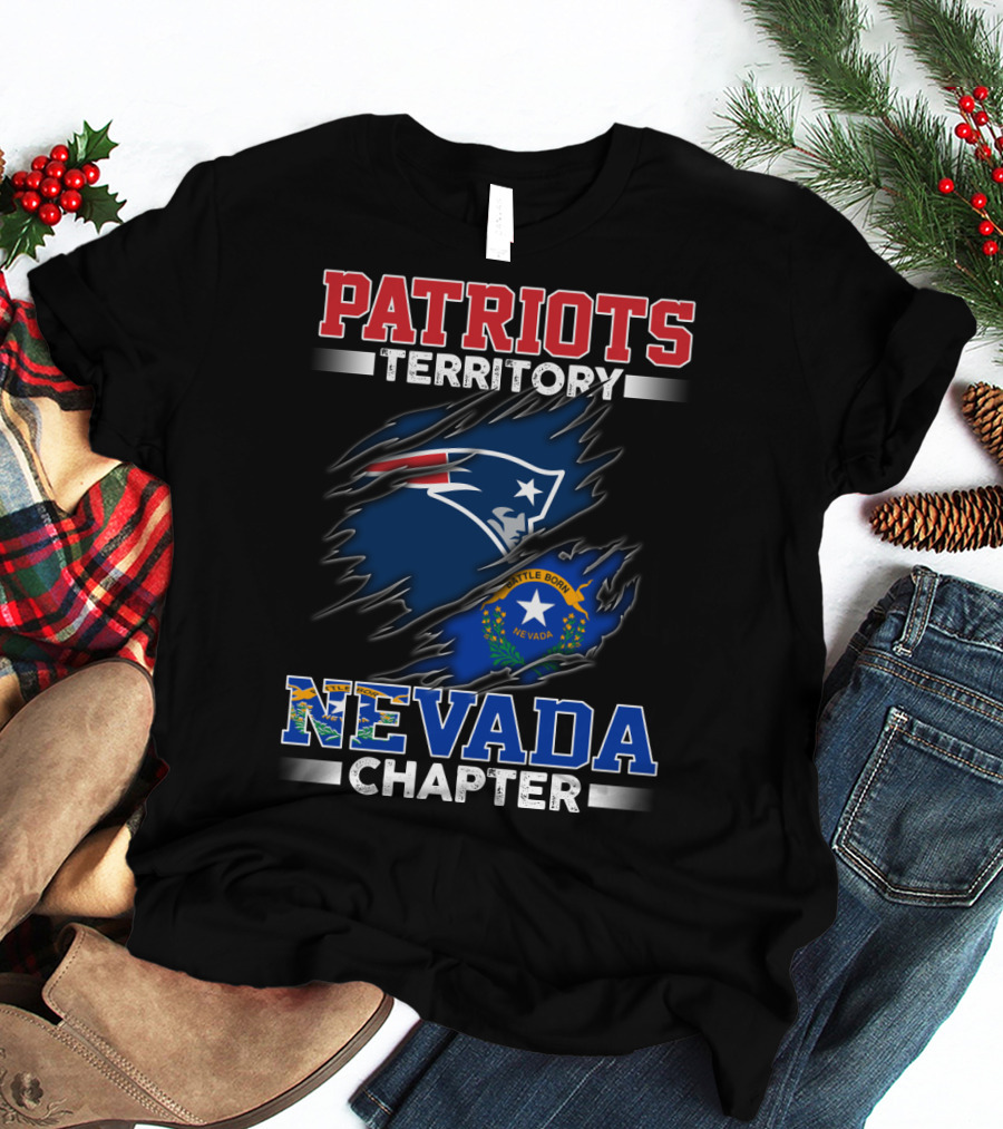 PATRIOTS TERRITORY NEVADA CHAPTER Battle Born T-Shirt