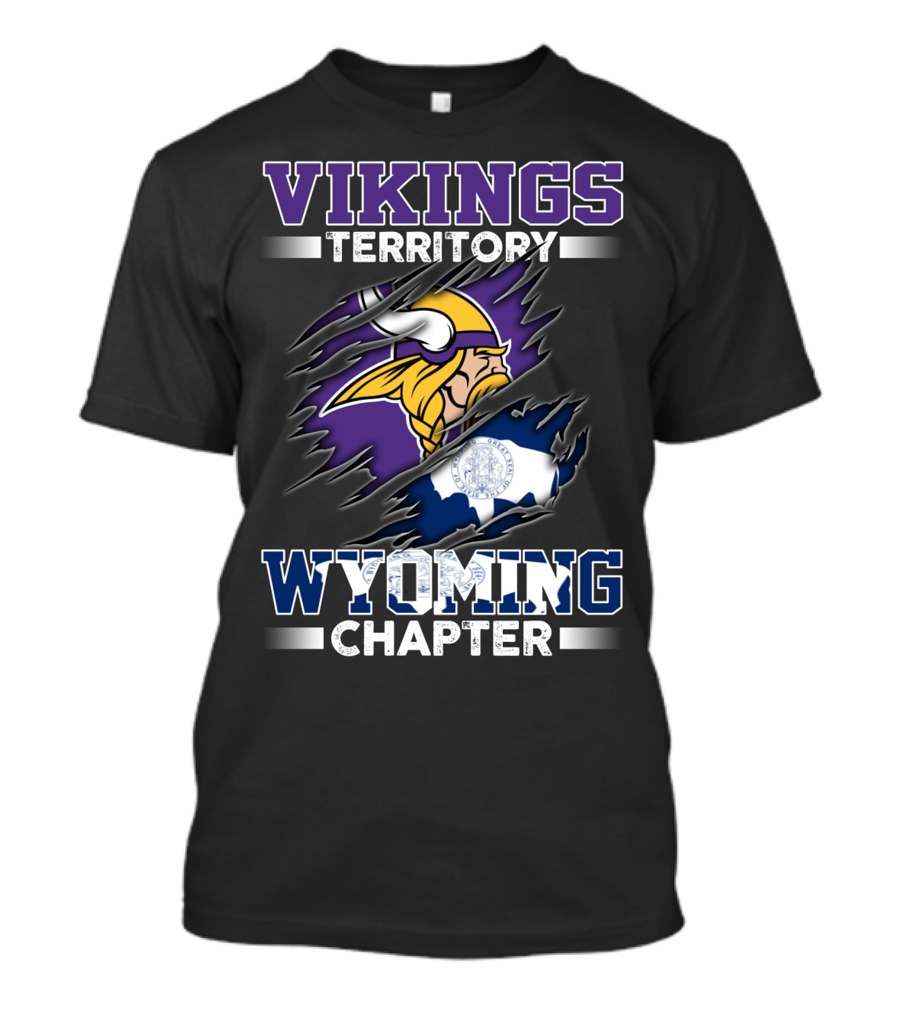 Vikings Territory Wyoming Chapter T-Shirt