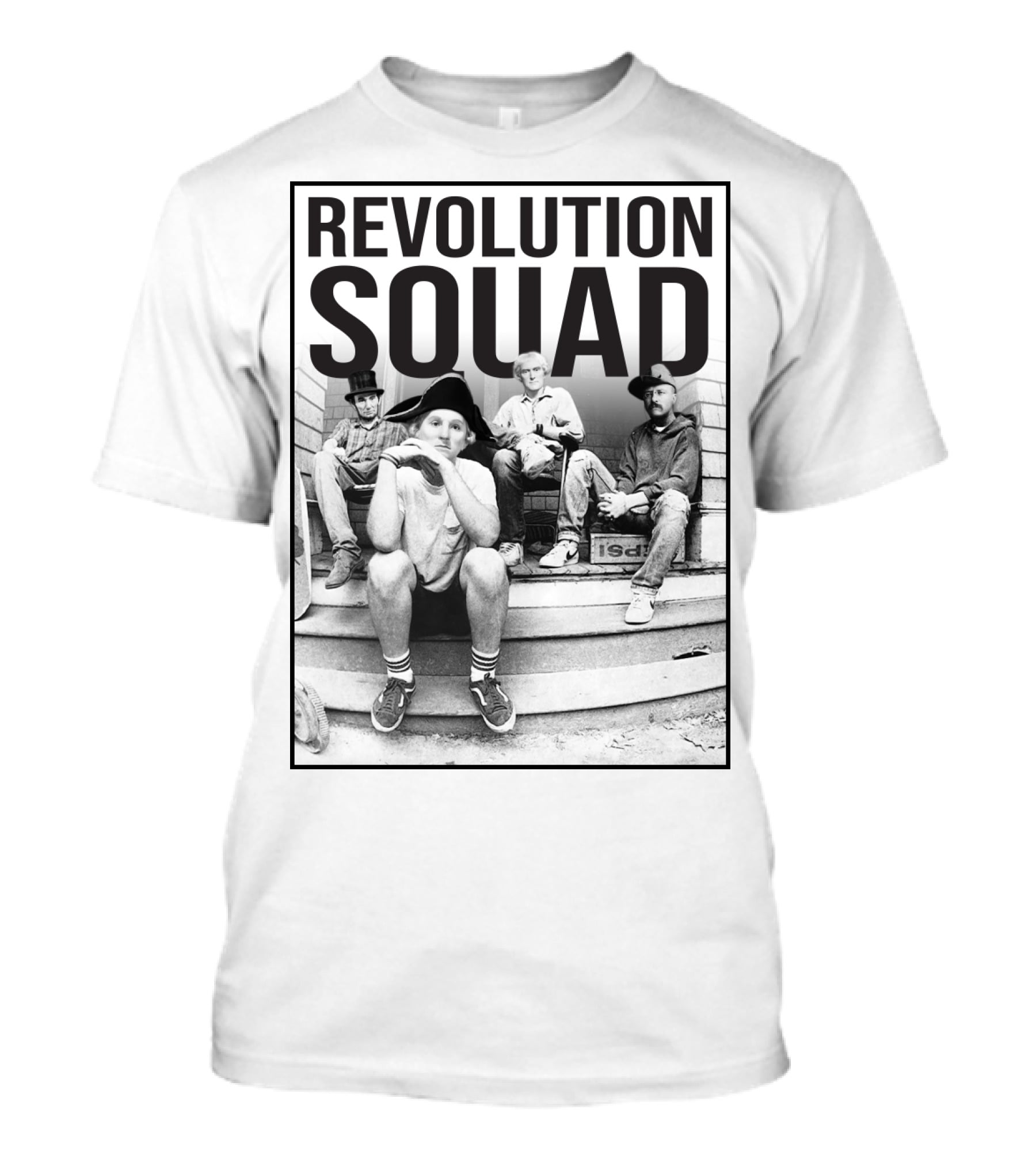 Revolution Squad Colonial Hat Group T-Shirt
