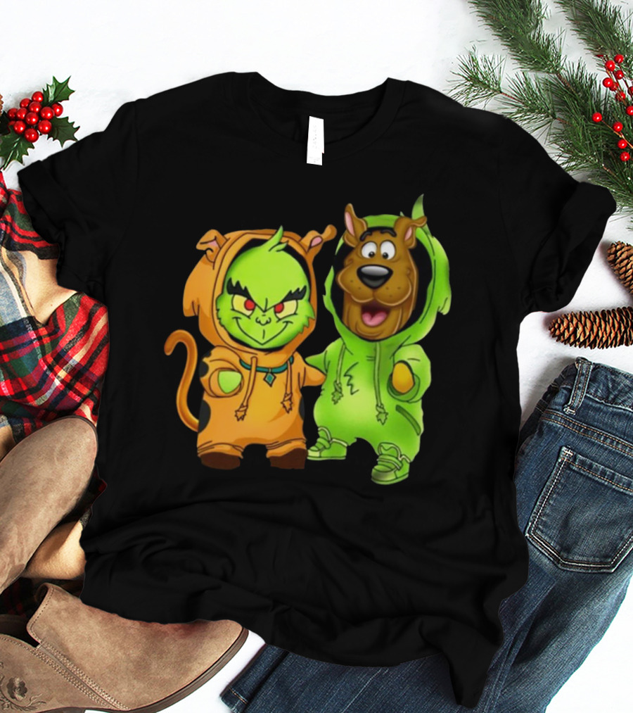 Grinch Scooby Doo Costume Mashup Halloween Crossover T-Shirt