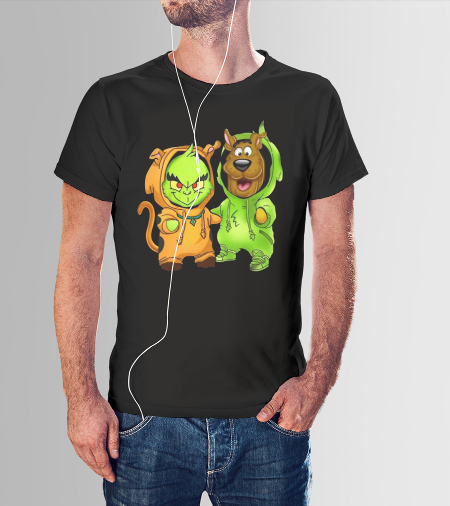 Grinch Scooby Doo Costume Mashup Halloween Crossover T-Shirt