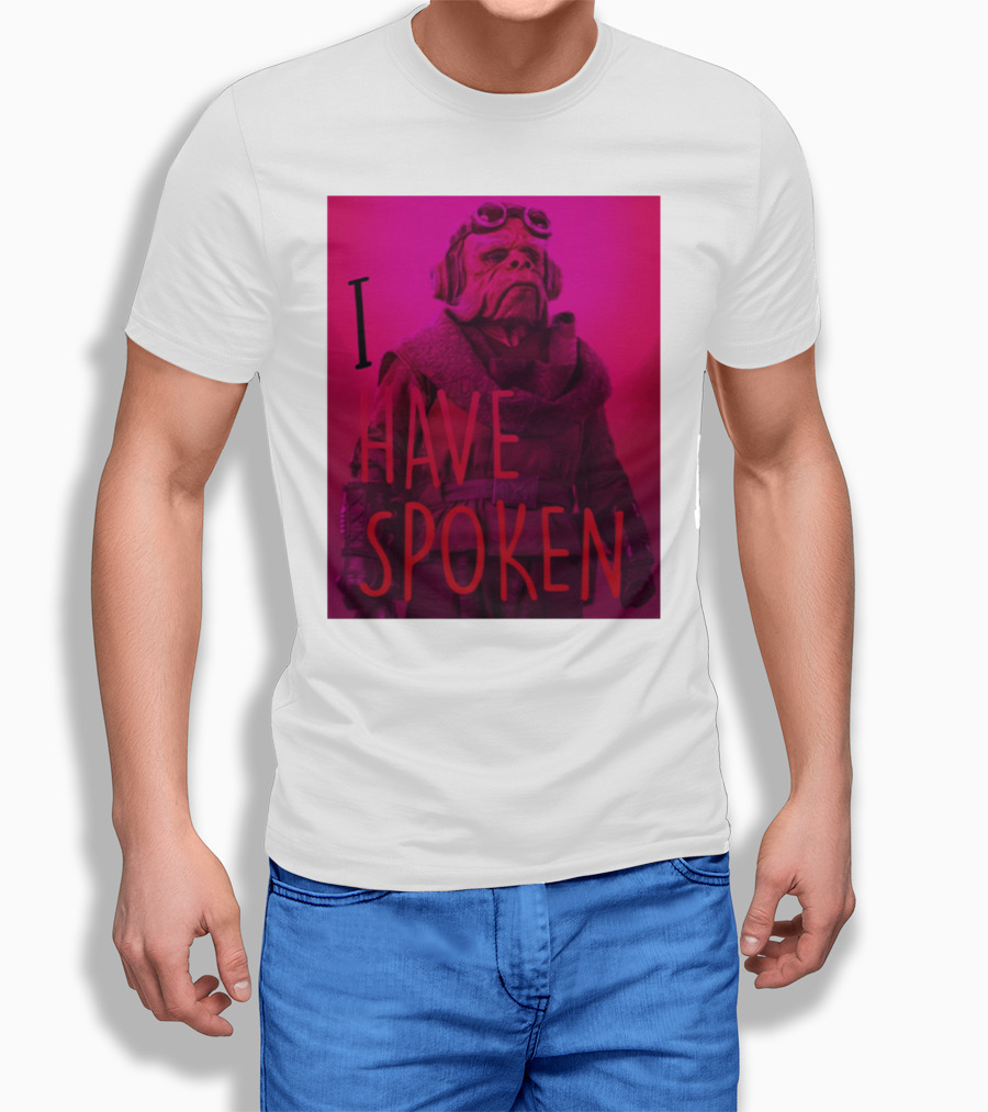 The Mandalorian Kuiil Portrait I Have Spoken T-Shirt
