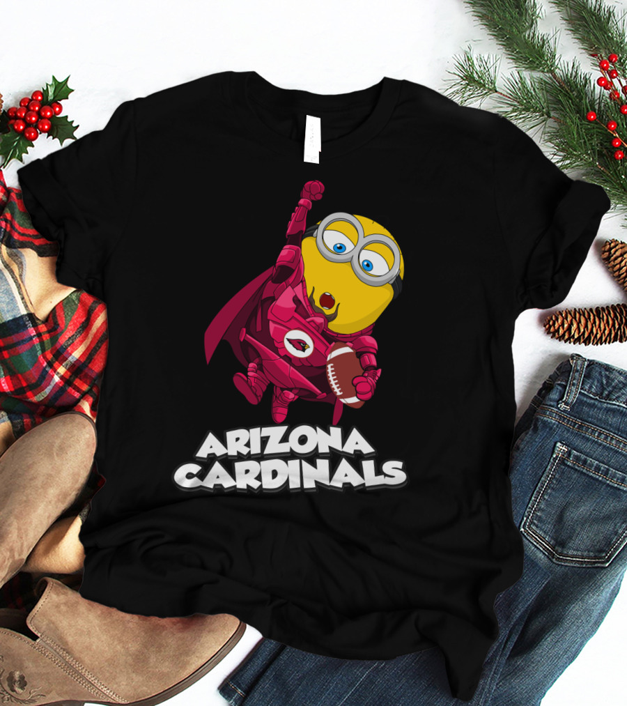 Arizona Cardinals Minion Football Hero T-Shirt