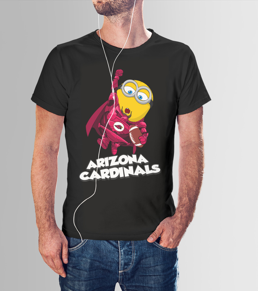 Arizona Cardinals Minion Football Hero T-Shirt