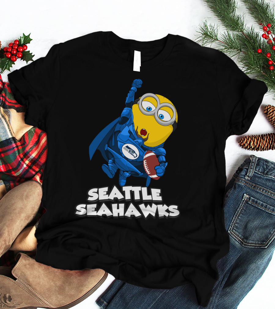 Seattle Seahawks Minion Football Fan T-Shirt
