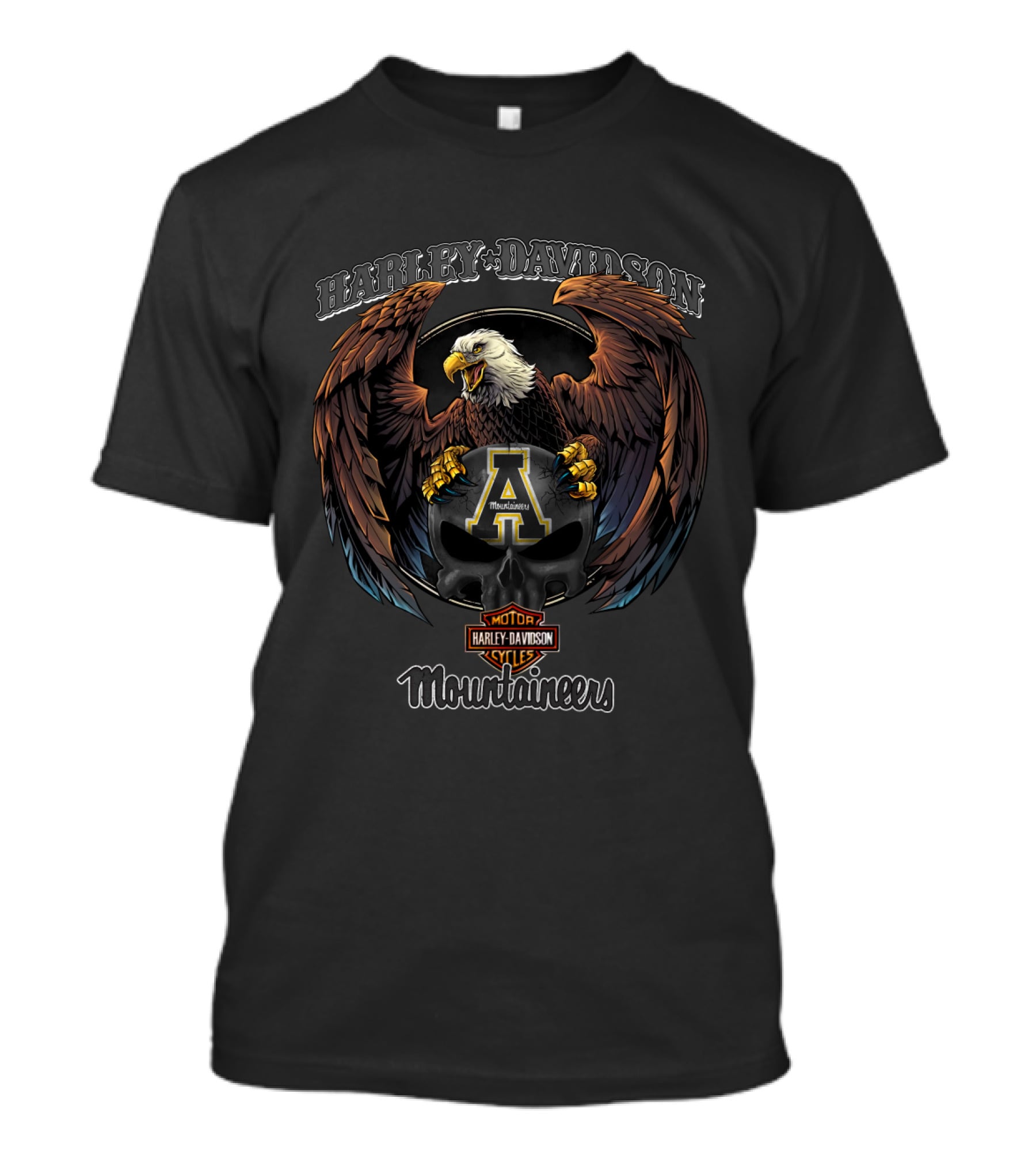 Harley Davidson Appalachian State Mountaineers Eagle T-Shirt