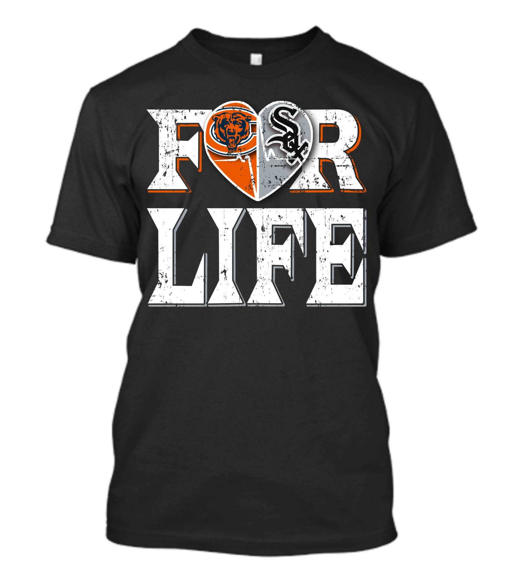 For Life Bears White Sox T-Shirt