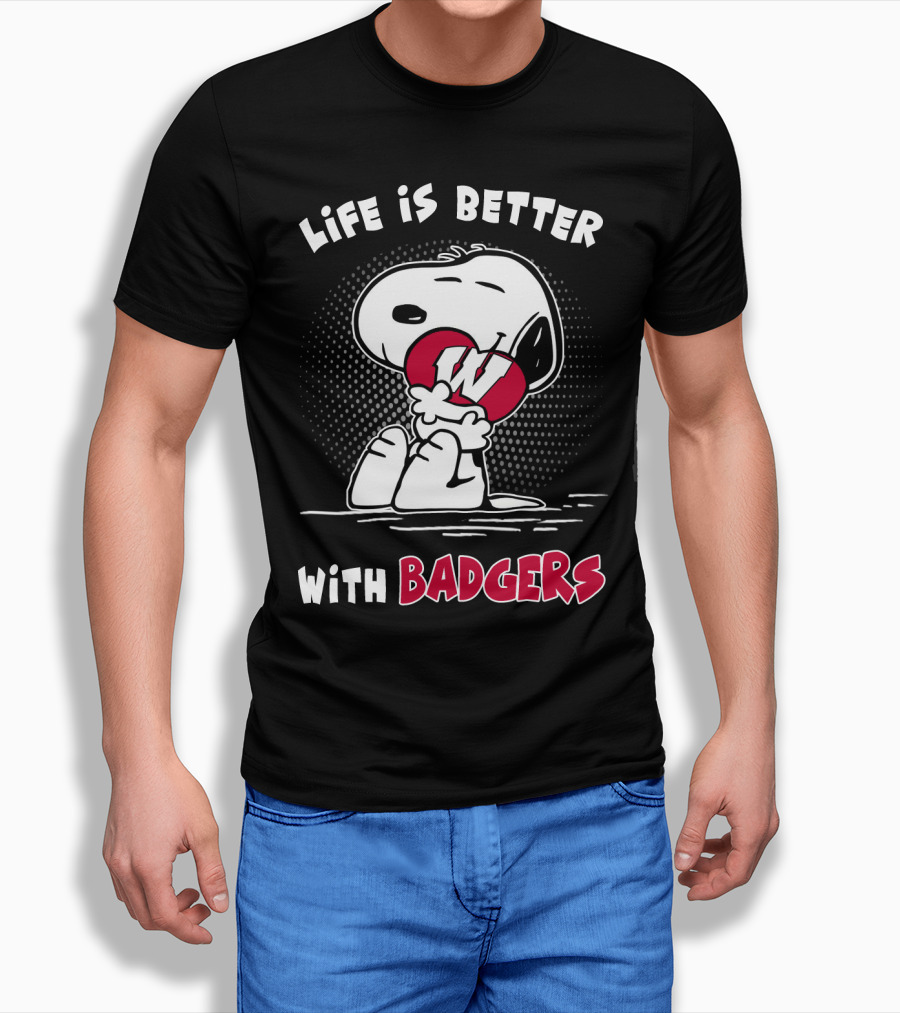 Life Is Better With Badgers T-Shirt