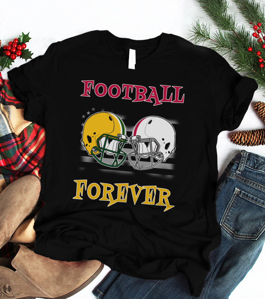 Football Forever Pack Buck Helmets Stars Stripes T-Shirt