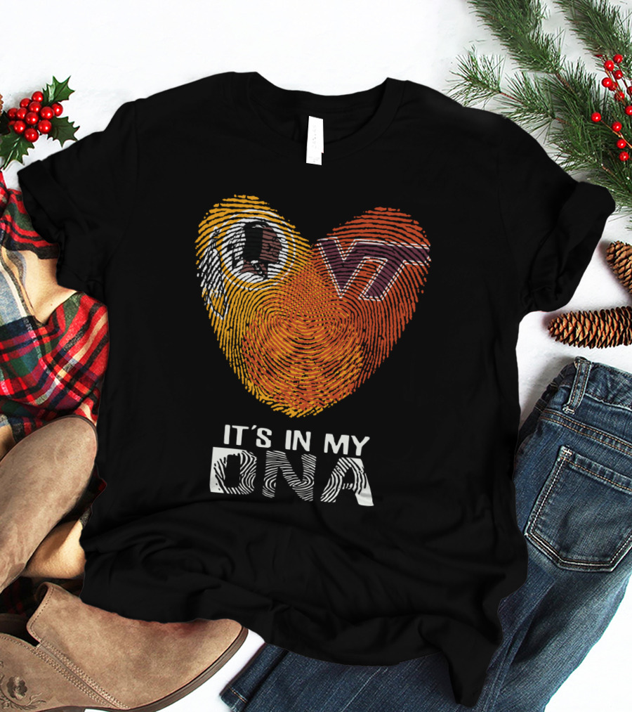 Redskins Vt It's In My Dna T-Shirt