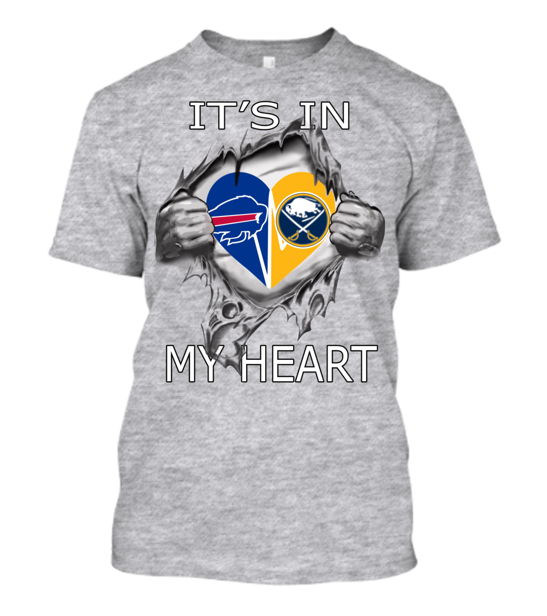 It's In My Heart Bills Sabres T-Shirt