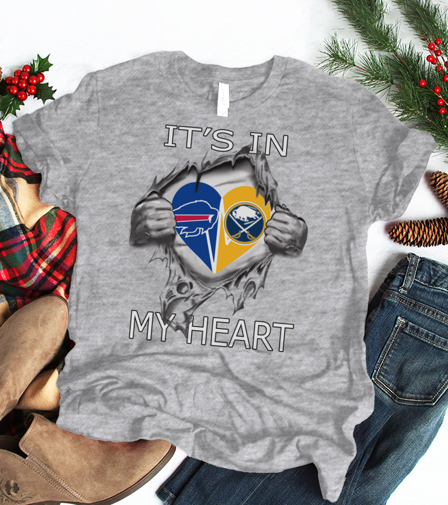 It's In My Heart Bills Sabres T-Shirt