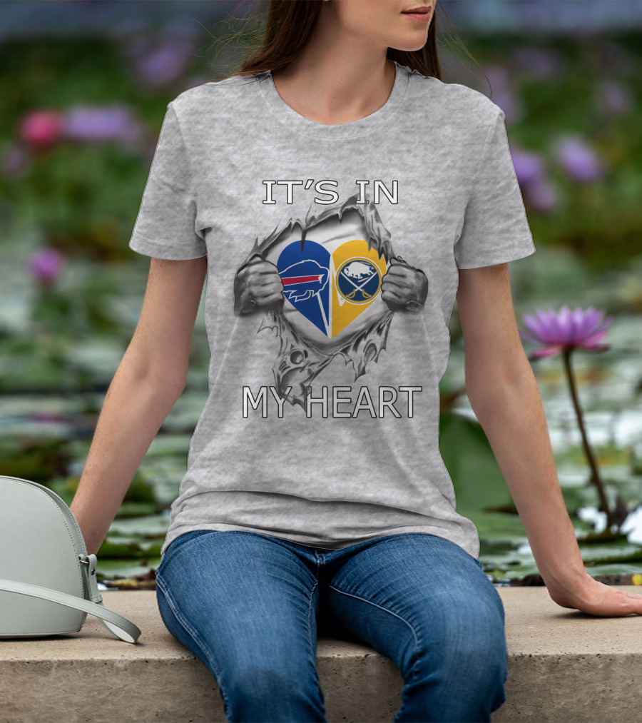 It's In My Heart Bills Sabres T-Shirt