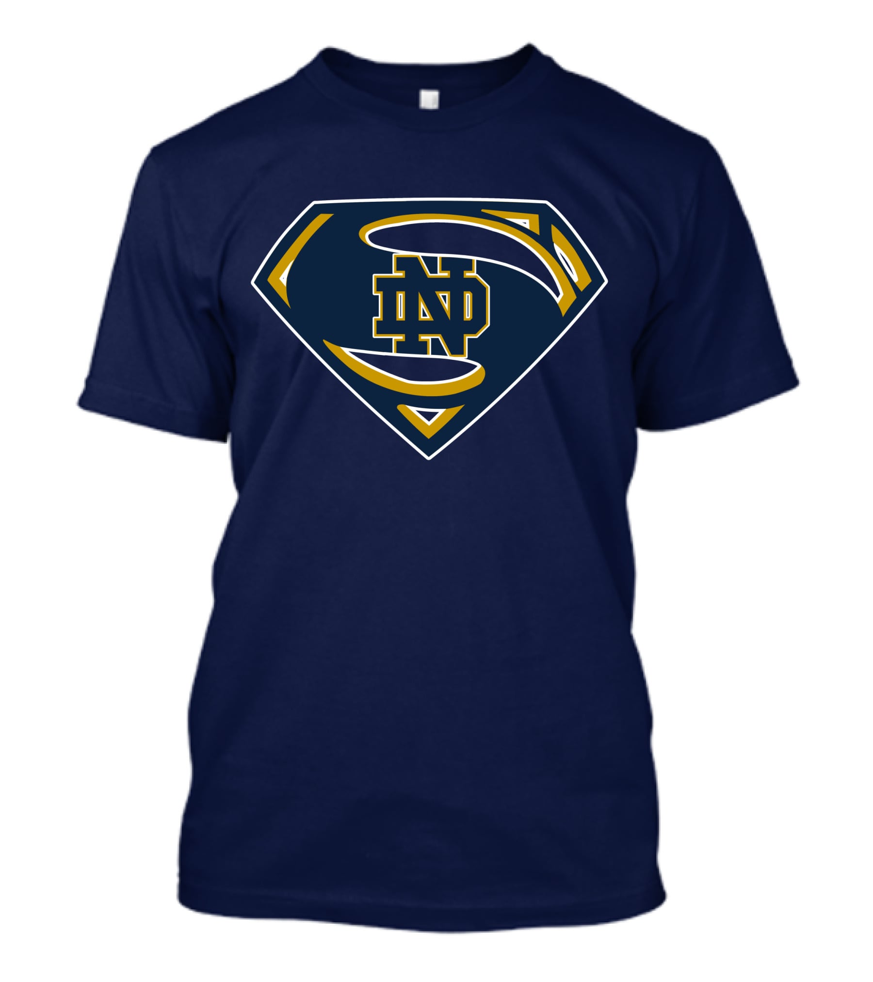 Notre Dame Fighting Irish Superman Logo ND T-Shirt