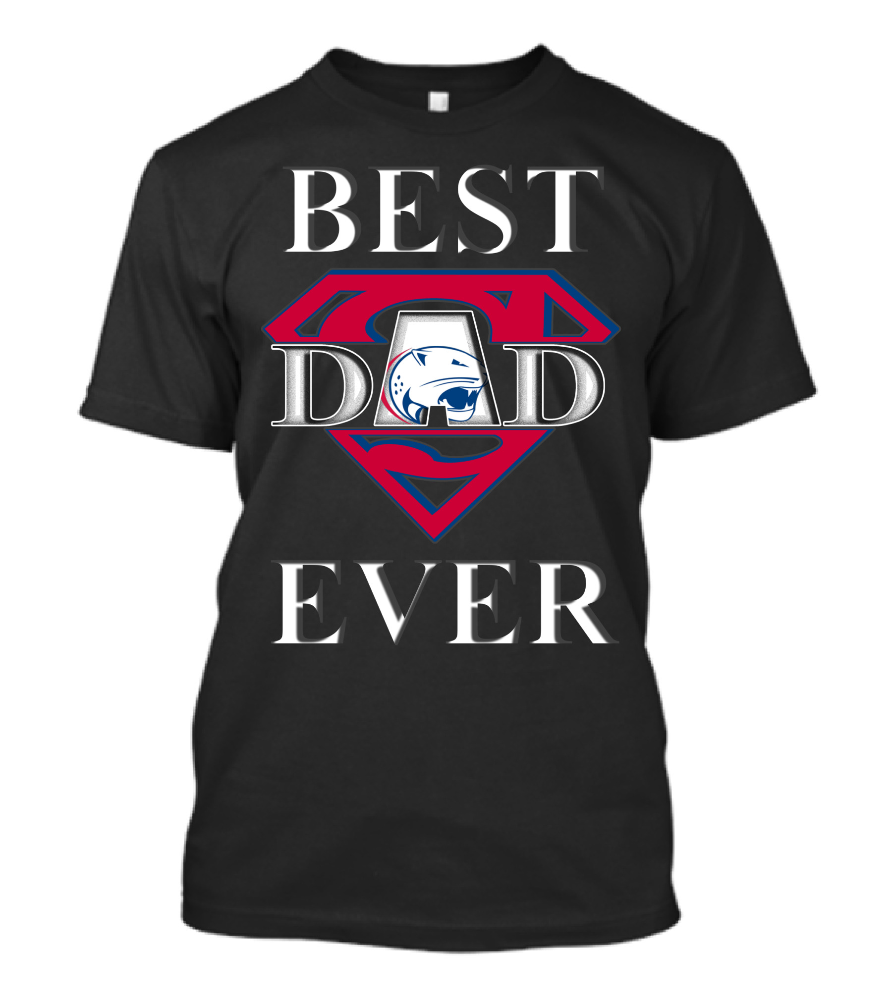 South Alabama Jaguars Best Dad Ever Superdad T-Shirt