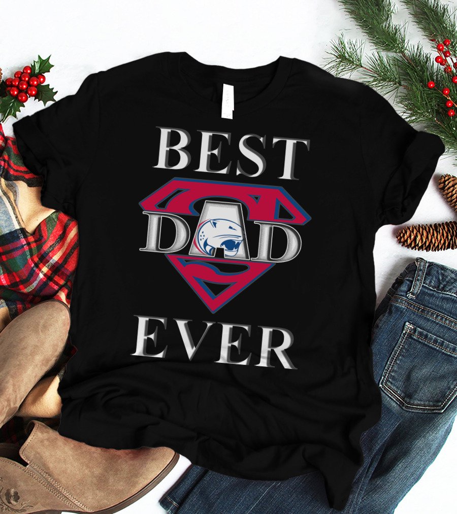 South Alabama Jaguars Best Dad Ever Superdad T-Shirt