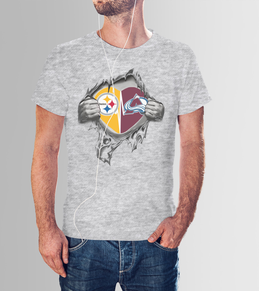 Steelers Avalanche Heart Full Of Passion T-Shirt