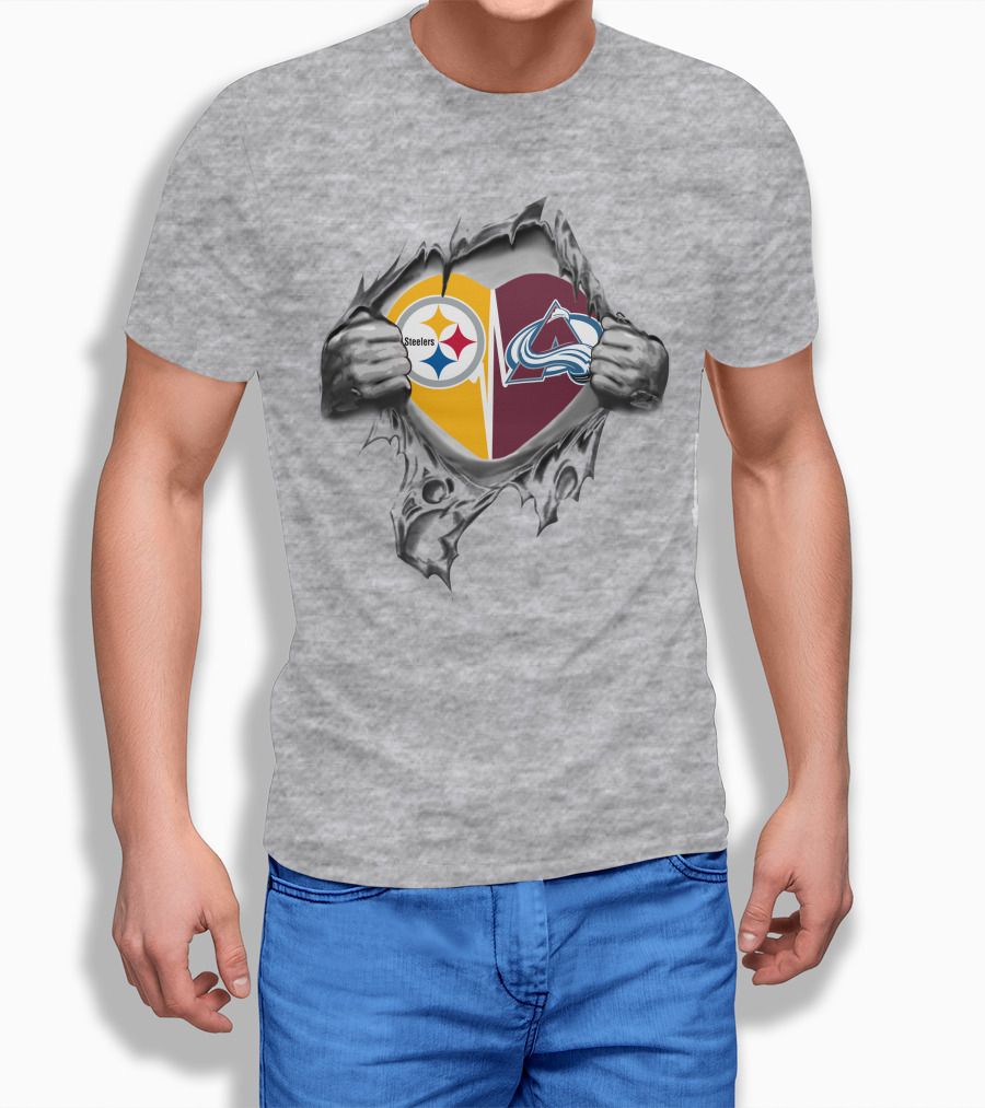 Steelers Avalanche Heart Full Of Passion T-Shirt