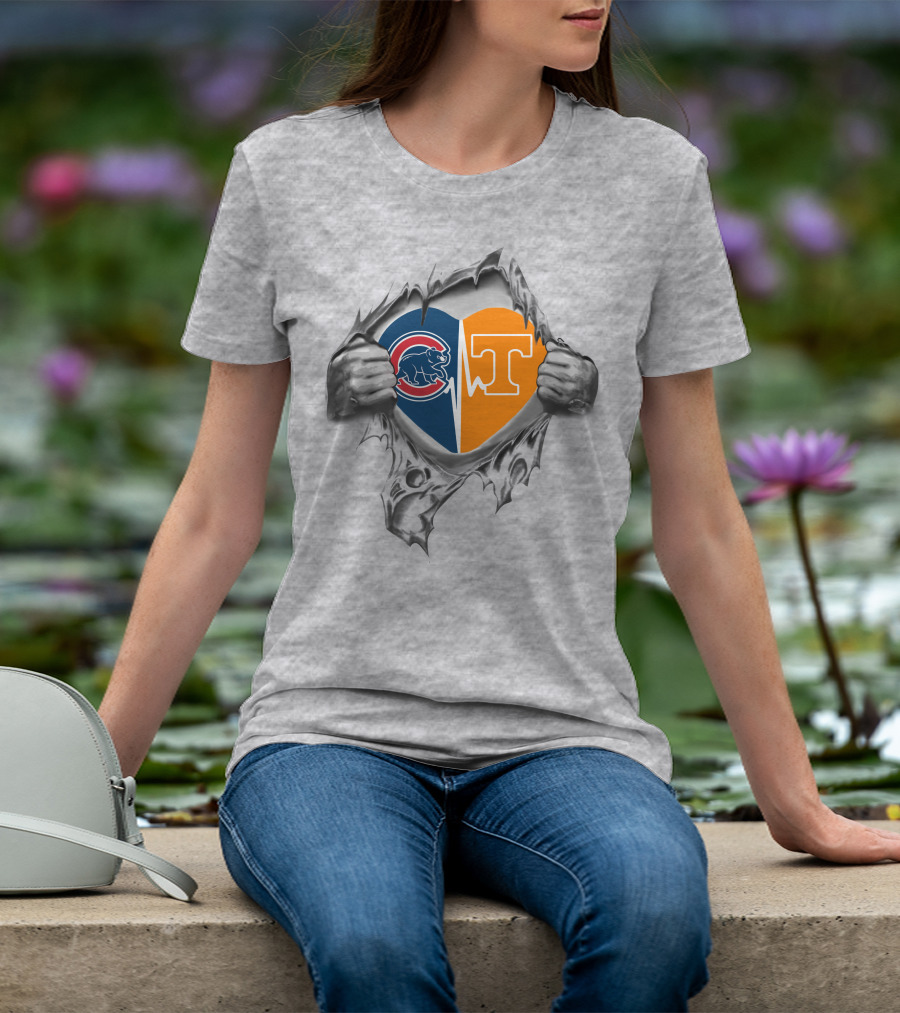 Cubs Tennessee Heartbeat Logo Integration T-Shirt