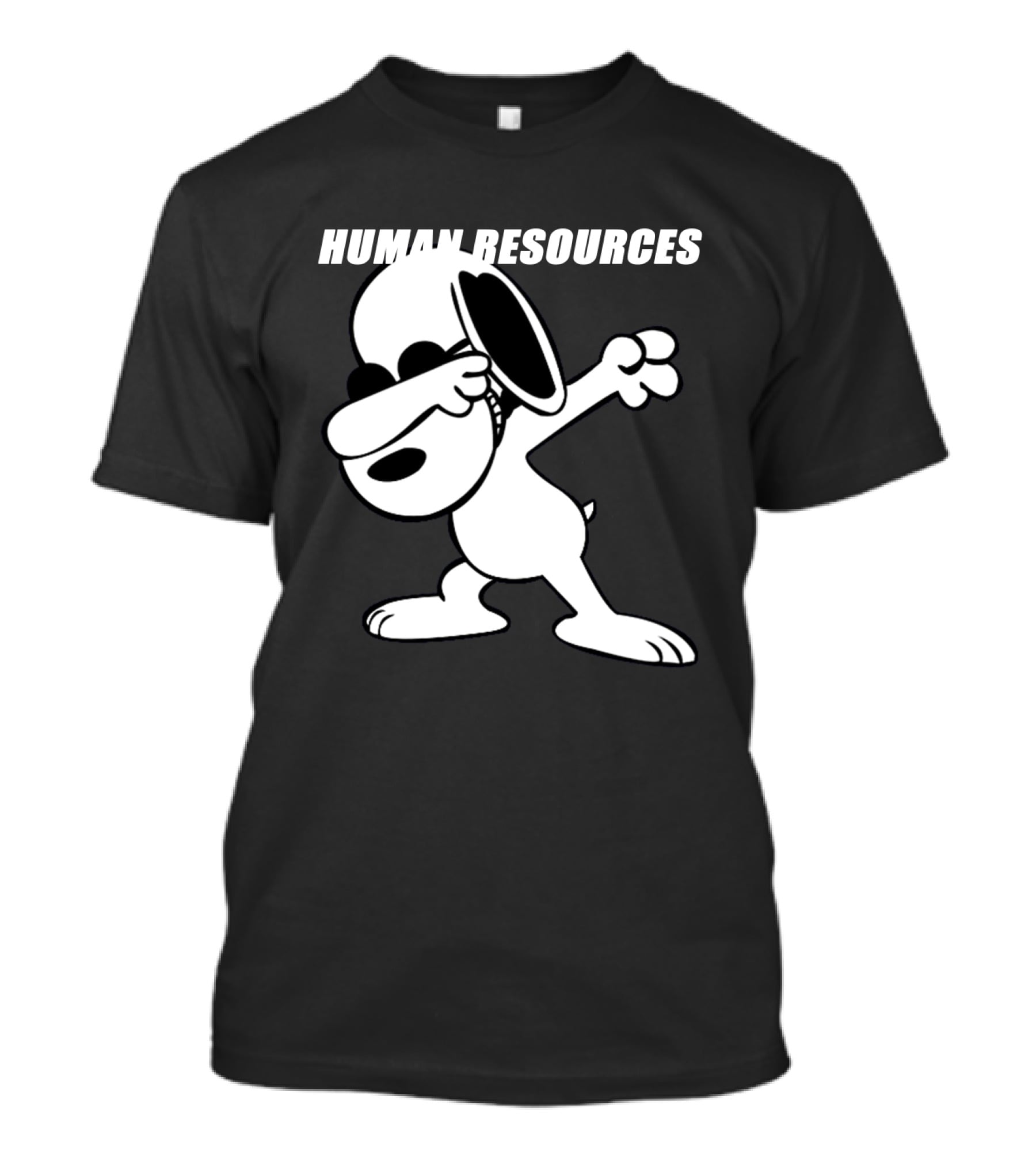 Dabbing Snoopy Human Resources Cartoon Pose T-Shirt