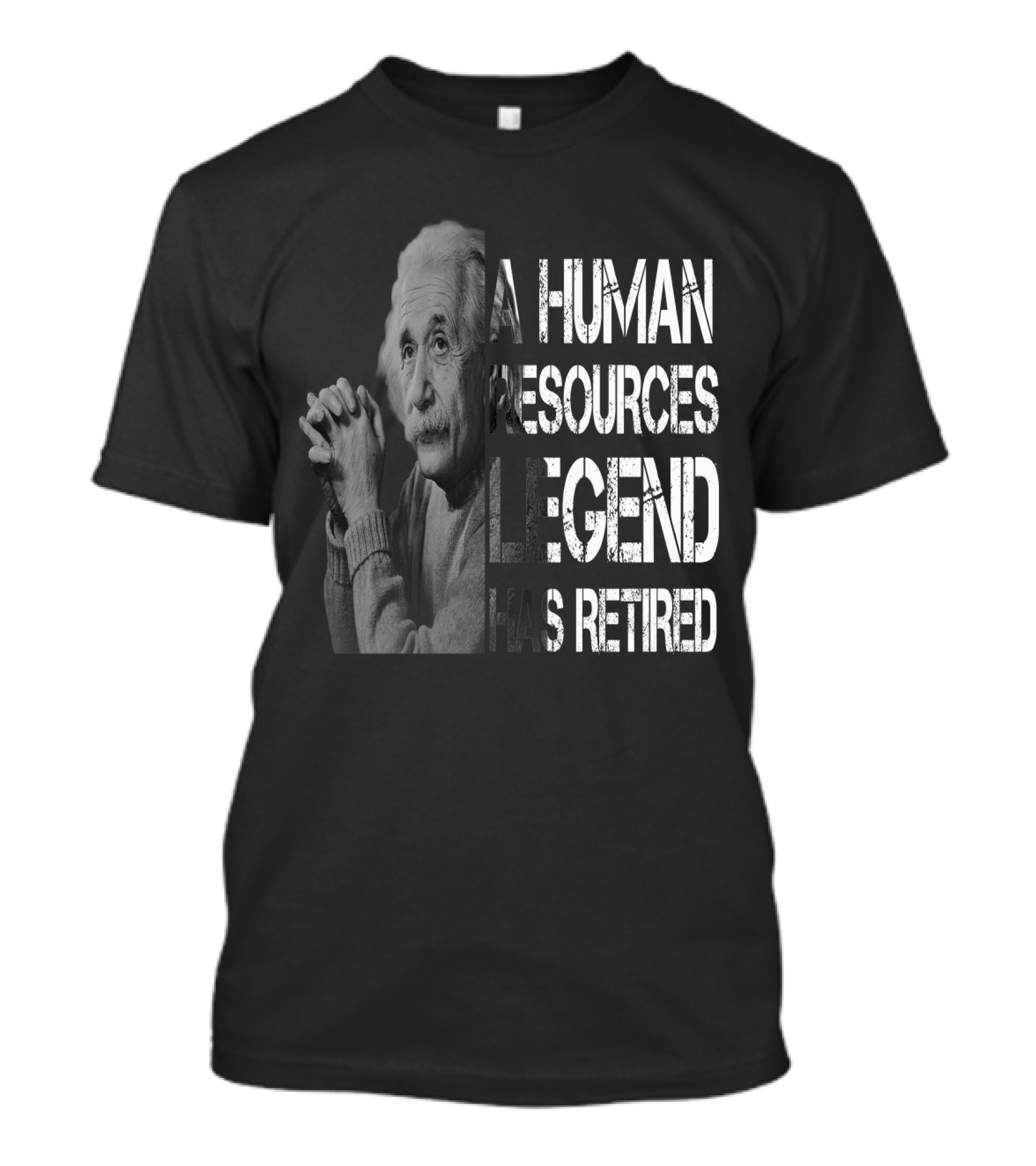 Human Resources Legend Has Retired Iconic Reflection T-Shirt
