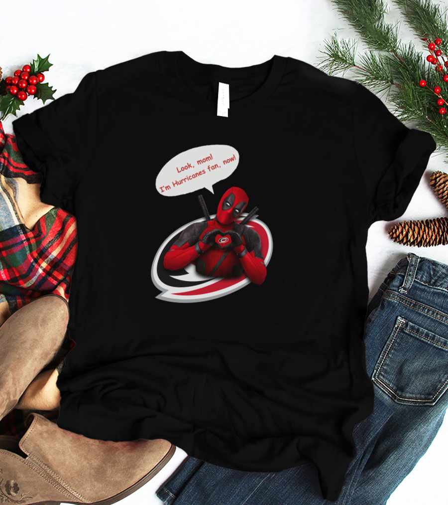 Carolina Hurricanes Look Mom I'm Hurricanes Fan Now T-Shirt