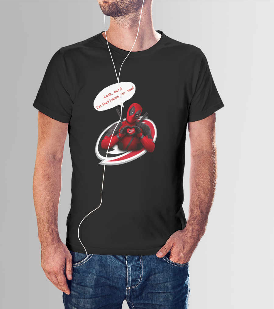 Carolina Hurricanes Look Mom I'm Hurricanes Fan Now T-Shirt