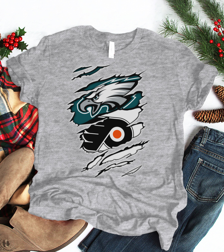 Philadelphia Eagles Flyers Team Fusion T-Shirt