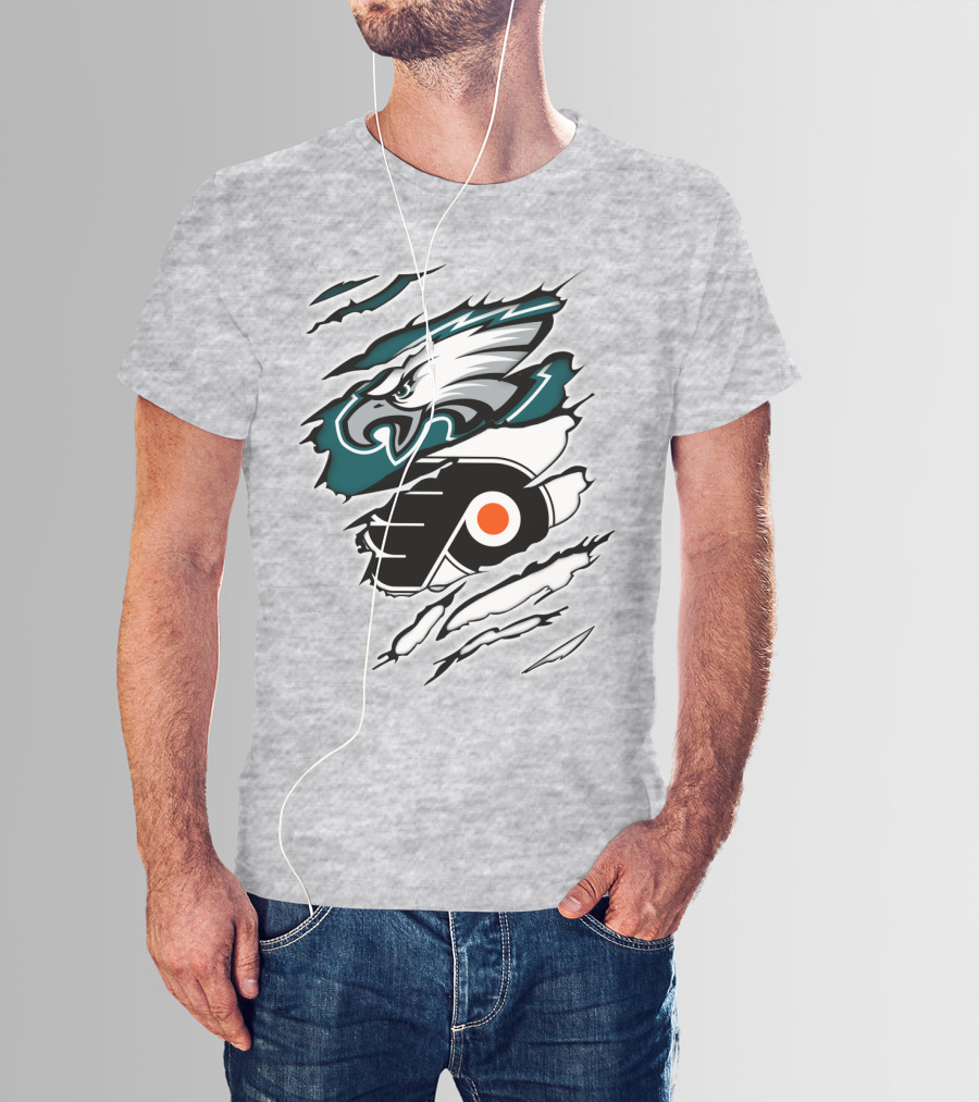Philadelphia Eagles Flyers Team Fusion T-Shirt
