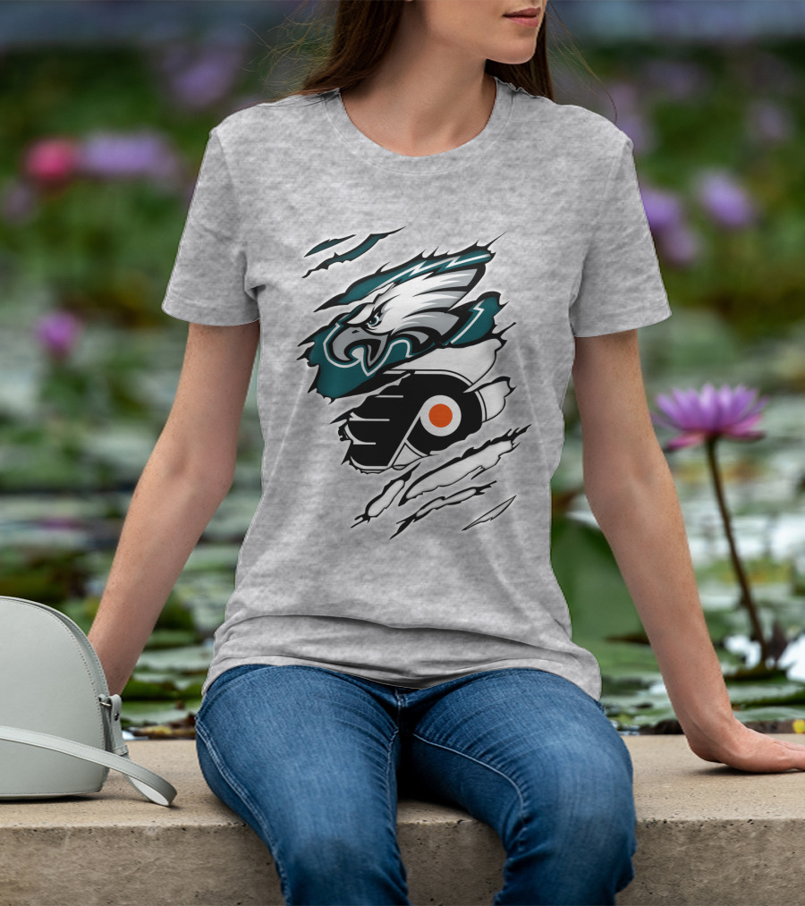 Philadelphia Eagles Flyers Team Fusion T-Shirt