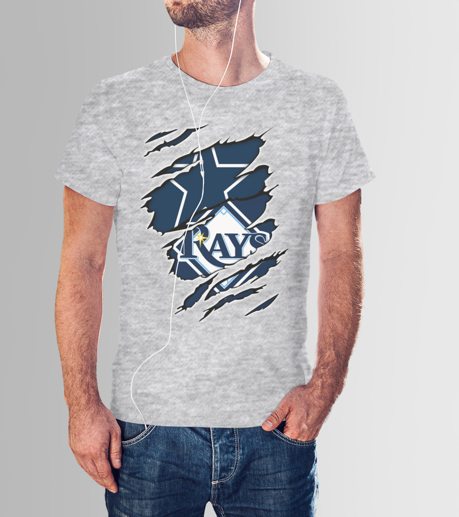 Cowboys Rays Star Tear T-Shirt