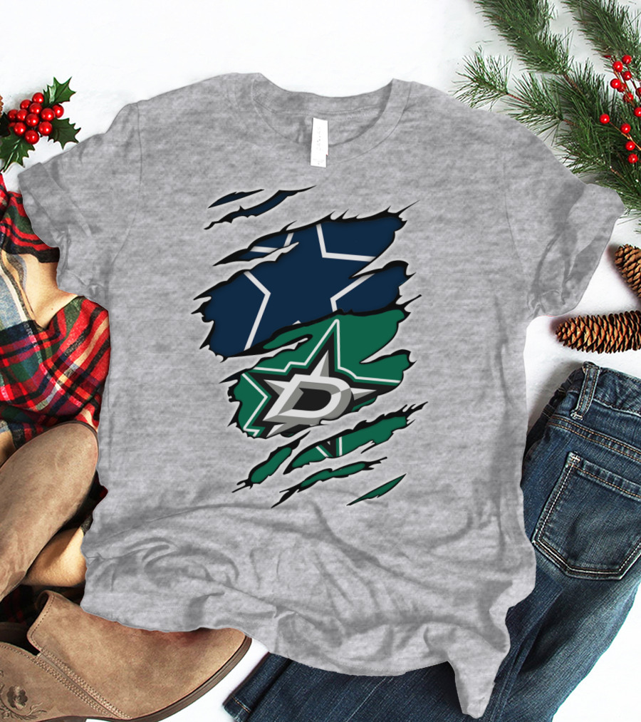 Dallas Cowboys Stars Logo Fusion T-Shirt