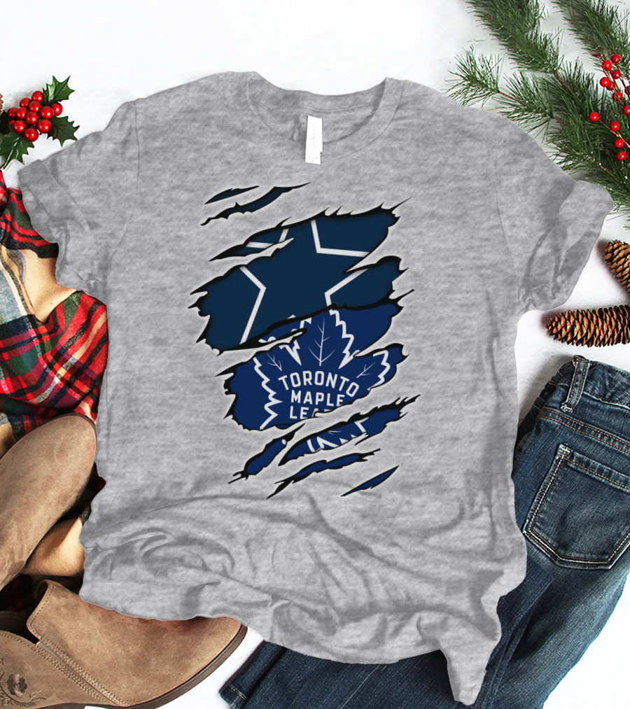 Cowboys Toronto Maple Leafs Cowboys Star Ripped T-Shirt