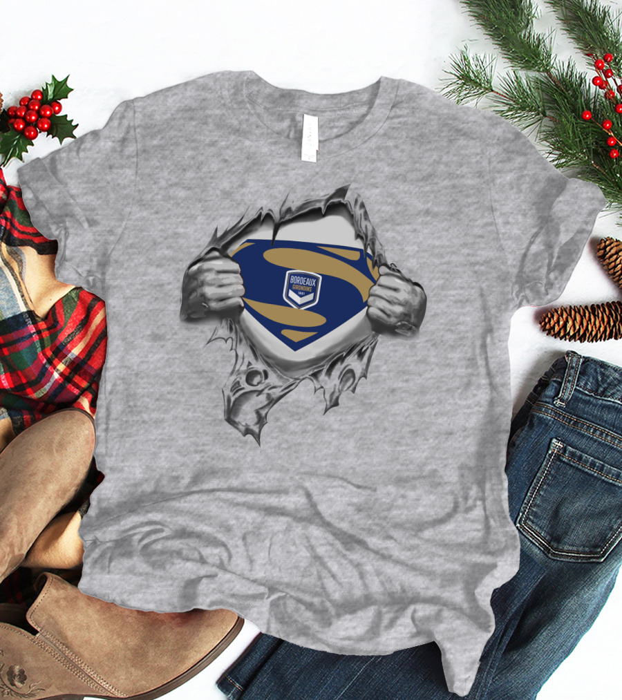 Bordeaux Girondins Superman Shield T-Shirt