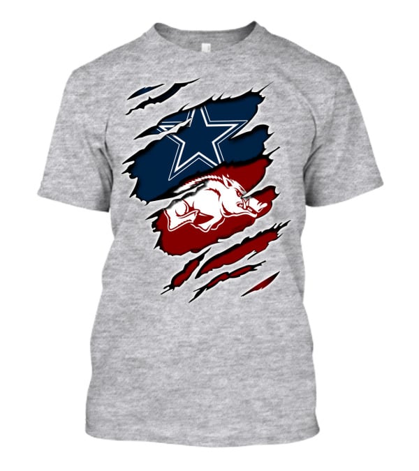 Cowboys Razorback Arkansas Team Spirit T-Shirt