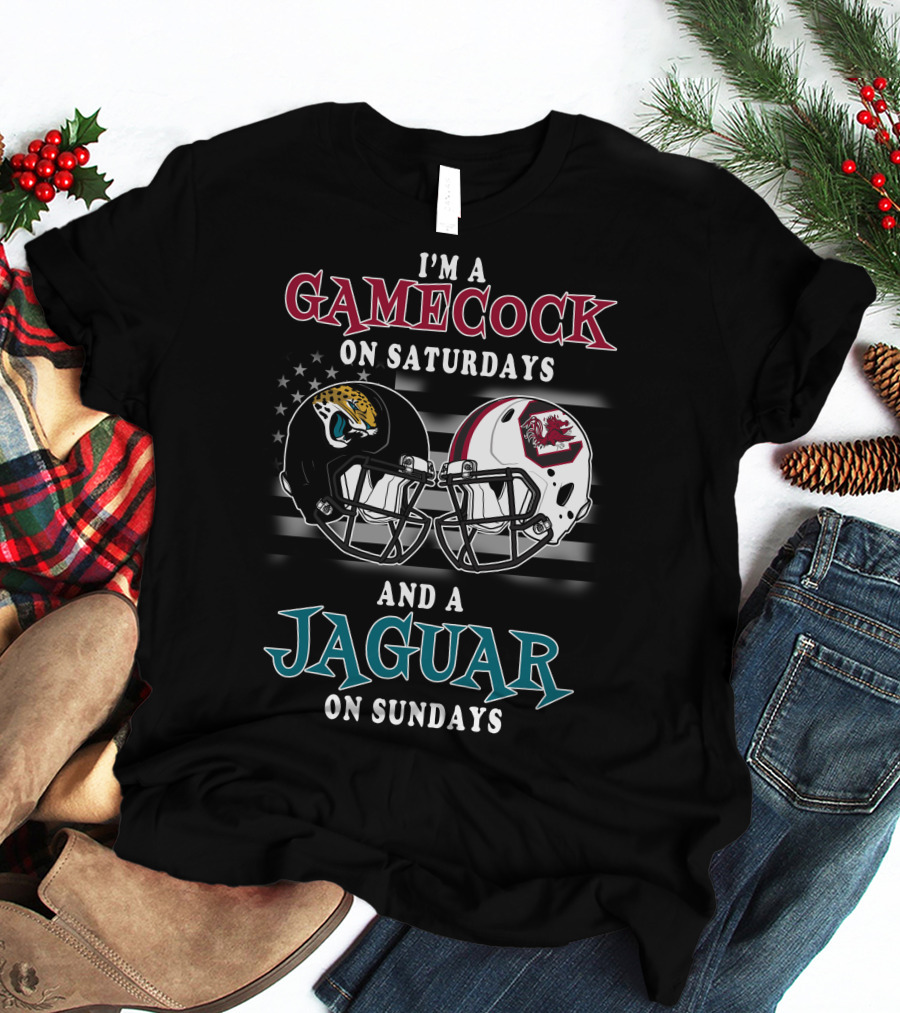 I'm A Gamecock On Saturdays And A Jaguar On Sundays T-Shirt