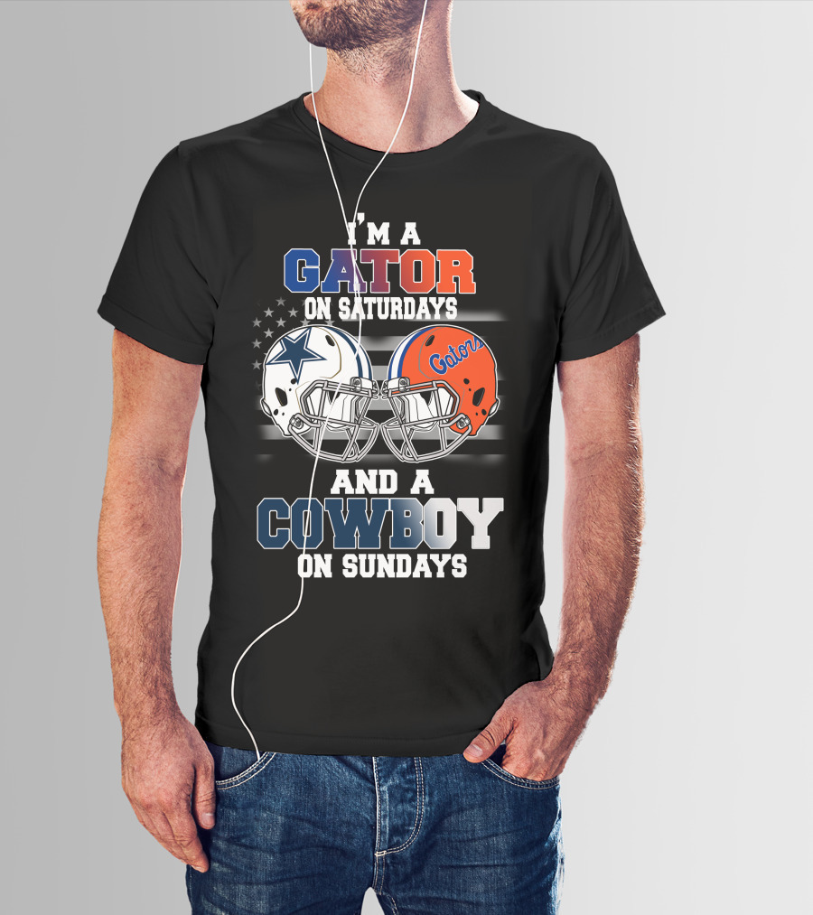 I'm A Gator On Saturdays And A Cowboy On Sundays T-Shirt