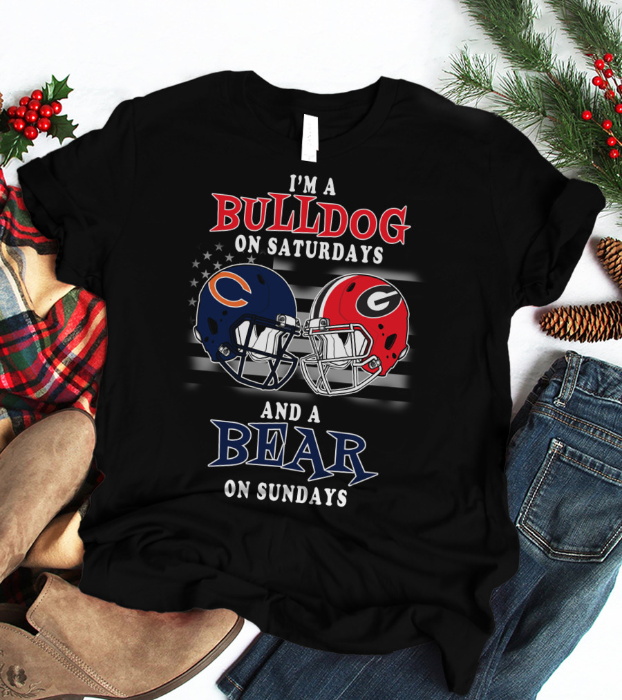 I'm A Bulldog On Saturdays And A Bear On Sundays T-Shirt