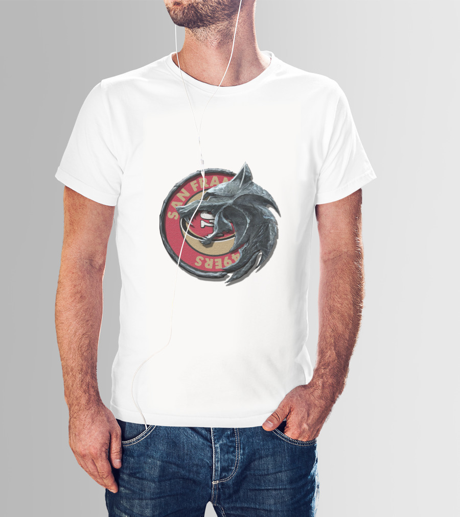 San Francisco 49ers Dragon Emblem Cht1Twnfl2027 T-Shirt