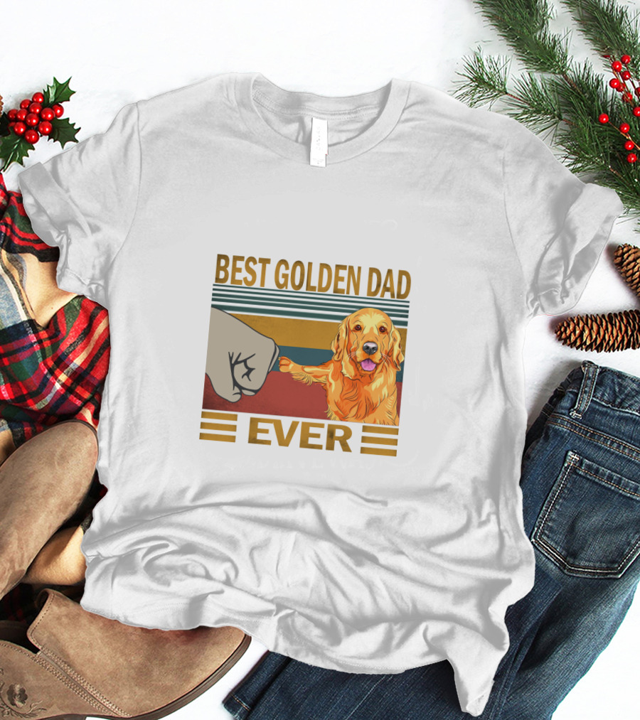 Best Golden Dad Ever T-Shirt