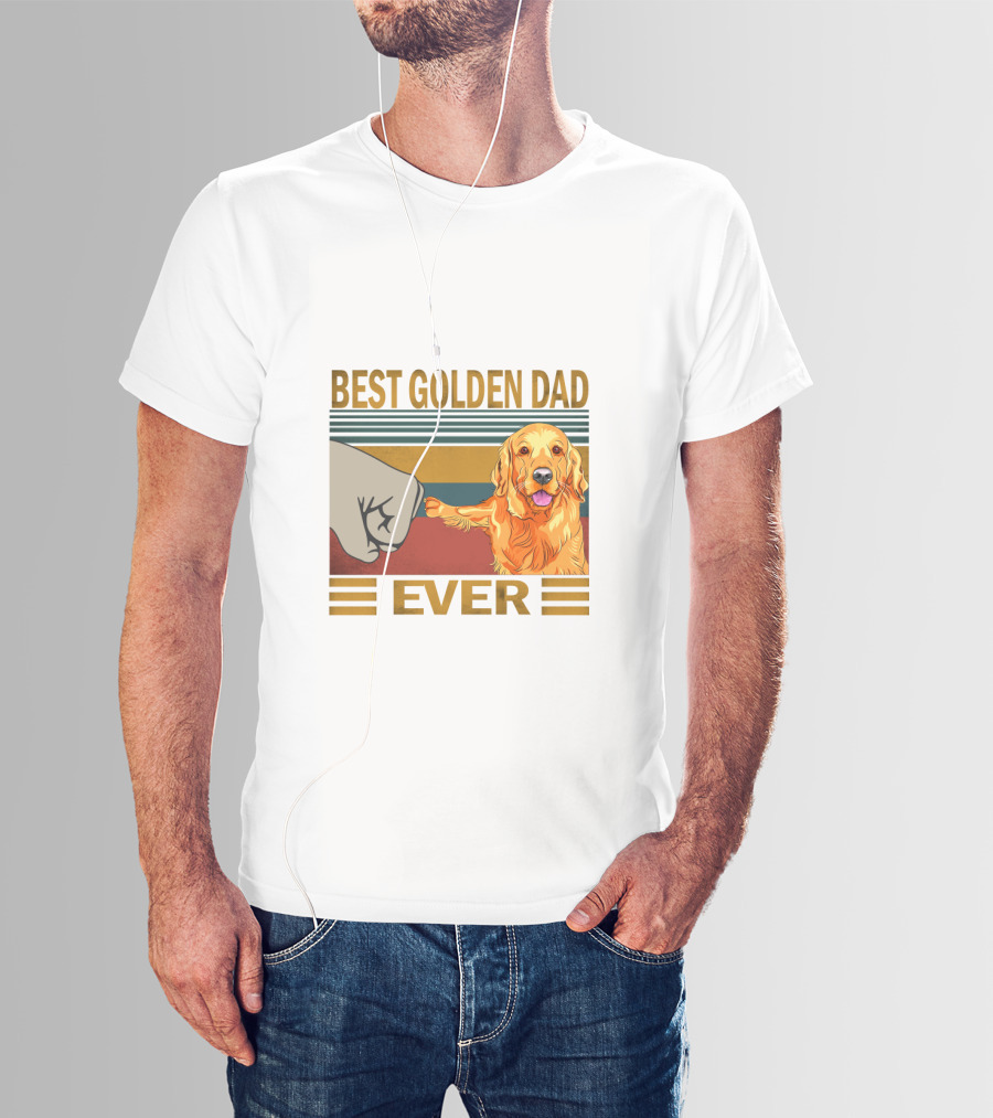 Best Golden Dad Ever T-Shirt