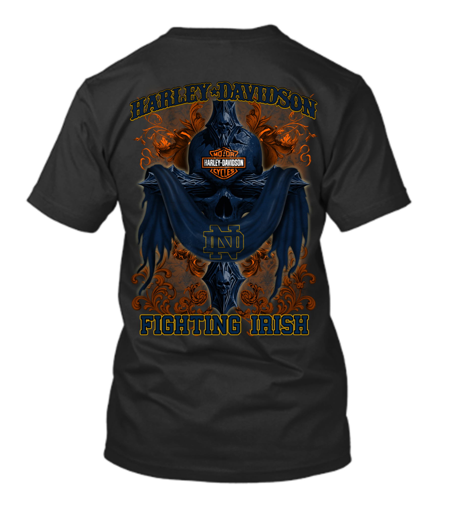 Harley Davidson Notre Dame Fighting Irish Motorcycles Nd 84 T-Shirt