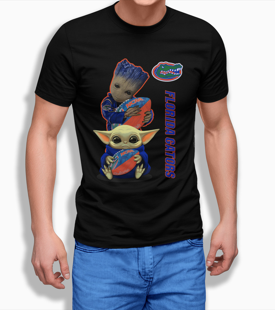 Florida Gators Ncaa Football Baby Alien And Tree Character T-Shirt
