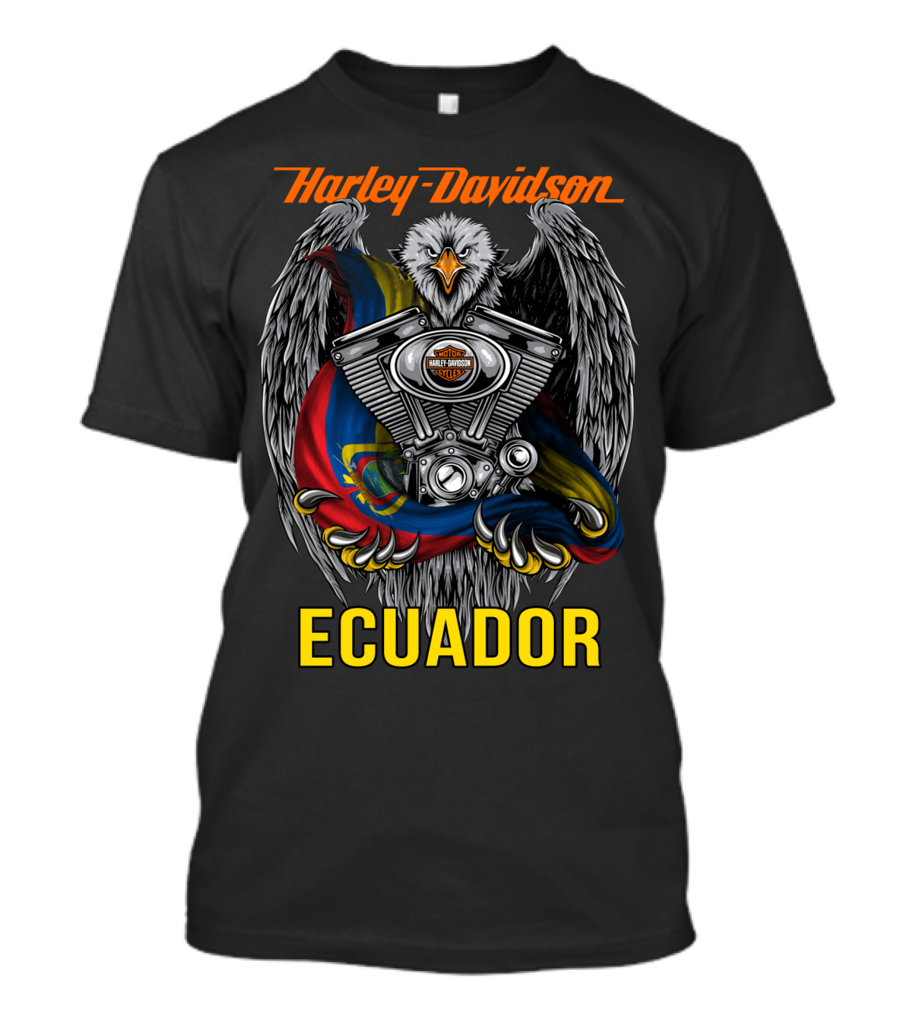 Harley Davidson Ecuador Eagle Engine T-Shirt