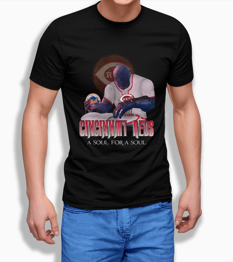 Cincinnati Reds A Soul For A Soul Mets T-Shirt